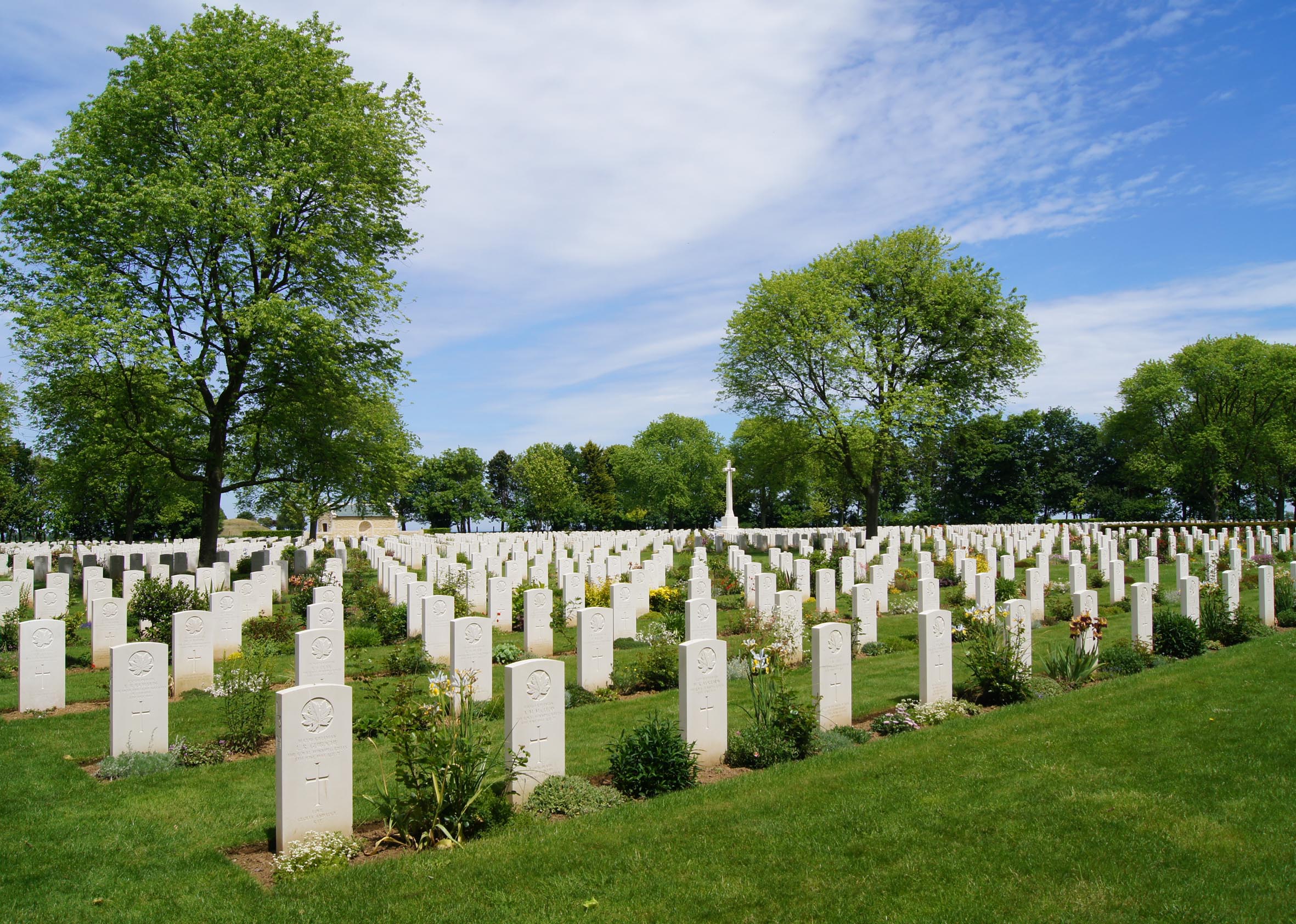 Kanadischer Soldatenfriedhof in der Nähe von Bény-sur-Mer