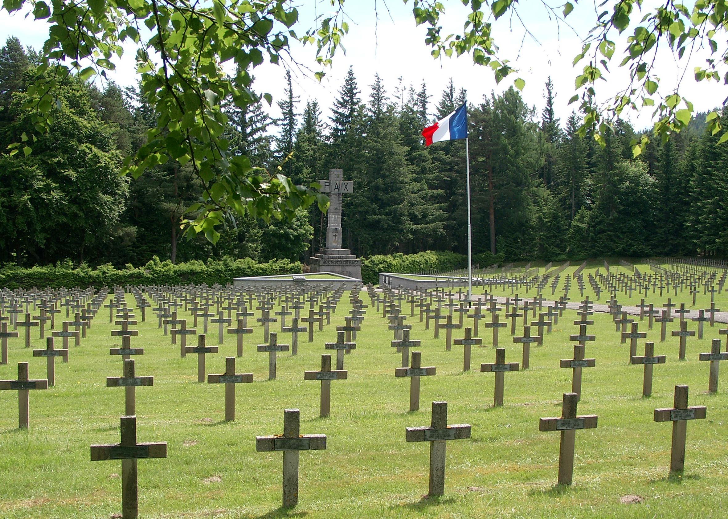 Französischer Friedhof Orbey "Le Wettstein"